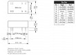 TEN3-1210N Převodník: DC/DC 3W Uvst:9÷18V 3,3VDC Ivýst:750mA DIP24 12,8g