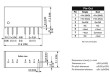 TEC2-0912 Převodník: DC/DC 2W Uvst:4,5÷13,2V 12VDC Ivýst:167mA SIP8