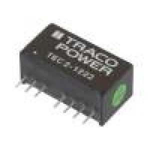 TEC2-1222 Převodník: DC/DC 2W Uvst:9÷18V Uvýst:12VDC Uvýst2:-12VDC SIP8