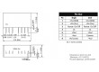 TMR6-0510 Převodník: DC/DC 6W Uvst:4,5÷9V 3,3VDC Ivýst:1300mA SIP8 4,8g
