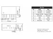 TMR6-2422WI Převodník: DC/DC 6W Uvst:9÷36V Uvýst:12VDC Uvýst2:-12VDC SIP8