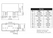 TMR9-4822WI Převodník: DC/DC 9W Uvst:18÷75V Uvýst:12VDC Uvýst2:-12VDC