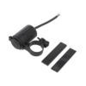 Automobilový napájecí zdroj USB A zásuvka x2 5V/2x2,1A černá