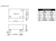 THM10-1222 Převodník: DC/DC 10W Uvst:9÷18V Uvýst:12VDC Uvýst2:-12VDC