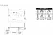 THM3-1212 Převodník: DC/DC 3W Uvst:9÷18V 12VDC Ivýst:250mA DIP24 14g