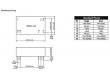 THM6-1211 Převodník: DC/DC 6W Uvst:9÷18V 5VDC Ivýst:1200mA DIP24 14g