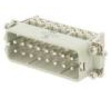 Konektor: HDC vidlice HA PIN:16 16+PE velikost 5 16A 250V