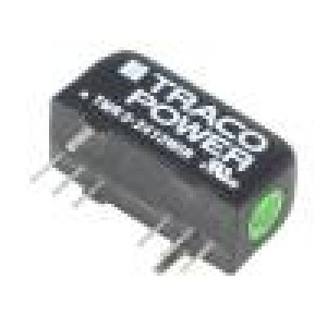 TMR3-2413WIR Převodník: DC/DC 3W Uvst:9÷36V 15VDC Ivýst:200mA SIP8 5,9g