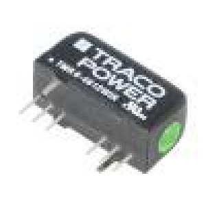TMR6-4812WIR Převodník: DC/DC 6W Uvst:18÷75V 12VDC Ivýst:500mA SIP8 5,9g