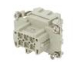 Konektor: HDC zásuvka HE PIN:6 6+PE velikost 3 16A 500V