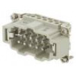 Konektor: HDC vidlice HE PIN:10 10+PE velikost 4 16A 500V