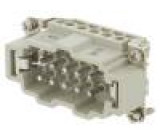 Konektor: HDC vidlice HE PIN:10 10+PE velikost 4 16A 500V
