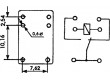 FRS1H24 Relé elektromagnetické SPDT Ucívky:24VDC 1A/125VAC 1A/30VDC
