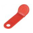 IBF-DS9093A/RD Držák knoflíkové paměti v přívěsku červená