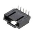 Zásuvka kabel-pl.spoj vidlice SL 2,54mm PIN:5 THT zlacený