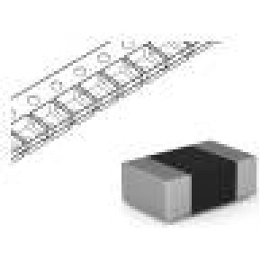 Kondenzátor keramický MLCC 100pF 25VDC C0G ±5% SMD 0201