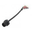 Kabel USB Buccaneer USB C zásuvka,zásuvka 24pin IP68 PIN: 24