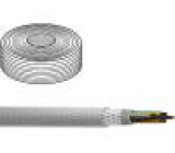 Vodič MACHFLEX 375CY 4G0,75mm2 stíněný PVC šedá 300/500V 50m