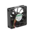Ventilátor: DC axiální 12VDC 60x60x15mm 44,62m3/h 34,2dBA