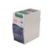 TDR-240-48 Zdroj: spínaný 240W 48VDC 5A 480÷780VDC 3x340÷550VAC 1kg 92%