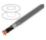 Vodič Pro-Met stíněný PVC průhledná 300/500V 50m 1,5mm2