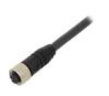 Kabel: pro snímače/automatizaci M12 PIN: 5 přímý 5m zástrčka