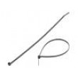 Cable tie with a metal clasp L:203mm W:3.6mm polyamide 178N