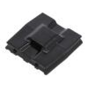Samolepící držák polyamid černá Šíř.pásku:2,5÷4,8mm L:24,9mm