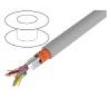 Vodič Li-2Y-CY-PIMF 3x2x0,22mm2 stíněný PVC šedá 250V