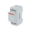 Stykač: 4-pólový instalační NC x3 + NO 24VAC 24VDC 25A DIN