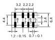 IM01JR Relé elektromagnetické DPDT Ucívky:3VDC 0,5A/125VAC 2A/30VDC
