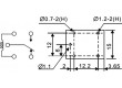 LEG-5 Relé elektromagnetické SPDT Ucívky:5VDC 10A/120VAC 10A/24VDC