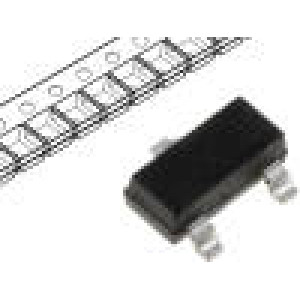 DMN53D0LQ-7 Tranzistor: N-MOSFET unipolární 50V 0,2A 0,37W SOT23