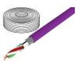 Vodič: pro přenos dat chainflex® CF898 2x0,25mm2 PUR fialová
