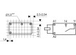 RE030012 Relé elektromagnetické SPST-NO Ucívky:12VDC 6A/250VAC 720Ω
