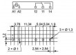 RM699VZ-P-12 Relé elektromagnetické SPDT Ucívky:12VDC 0,05A/30VAC 0,05A