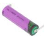 Baterie: lithiové (LTC) 3,6V AA pájecí očka Ø14,7x50,5mm