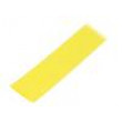 Heat shrink sleeve glueless,flexible 2: 1 19mm L: 10m yellow
