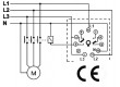 Modul: napěťové hlídací relé patice 11 kolíků SPDT 3x400VAC