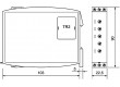 Modul: proudové hlídací relé proud AC, proud DC 12÷400VAC DIN