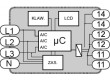 Modul: napěťové hlídací relé DIN SPDT VY1:250VAC/16A IP20