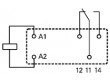 RZ01-1C4-D024 Relé elektromagnetické SPDT Ucívky:24VDC 12A/250VAC 12A