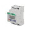 Modul: regulátor teplota SPDT, relé DIN 16A -100÷400°C 230VAC