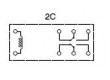 S4M-12V-2C Relé elektromagnetické DPDT Ucívky:12VDC 5A/250VAC 5A/30VDC
