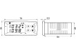 Modul: regulátor teplota SPDT SPDT na panel 250VAC/8A 24VAC