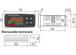 Modul: regulátor teplota SPDT SPST-NO na panel 250VAC/4A