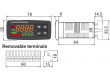 Modul: regulátor teplota SPDT SPST-NO na panel 250VAC/4A