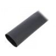 Heat shrink sleeve glued 3: 1 40mm L: 1.2m black polyolefine