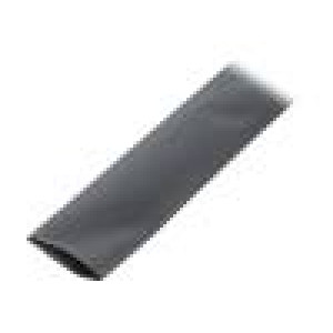 Heat shrink sleeve glueless 3: 1 39mm L: 1.2m black RNF-3000