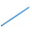Teplem smrštitelná trubička 3:1 6mm L:1,2m modrá polylefin